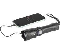 Светодиодный фонарь Трофи UA-103 аккумуляторный 7 Вт оптический Zoom 3 режима powerbank Б0069800