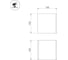 Светильник Arlight LGD-PERAN-WALL-S120x120-6W Warm3000 1шт 051748 9
