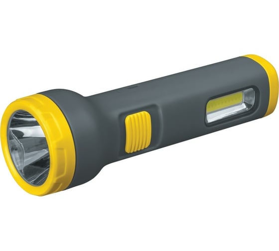 Фонарь Navigator NPT-CP21-ACCU пластик, 1LED 1Вт+1COB 1Вт, аккумулятор 3.7В 1200 мАч 14035