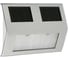Накладной уличный светильник Luazon 14x2.5x9.5 см IP44 солнечная батарея 2 led т-белый 5392341 1