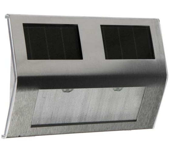 Накладной уличный светильник Luazon 14x2.5x9.5 см IP44 солнечная батарея 2 led белый 5392340