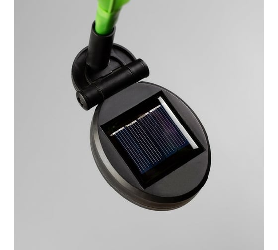 Садовый фонарь на солнечной батарее Luazon Хризантема желтая 80 см 1 LED белый 7291257