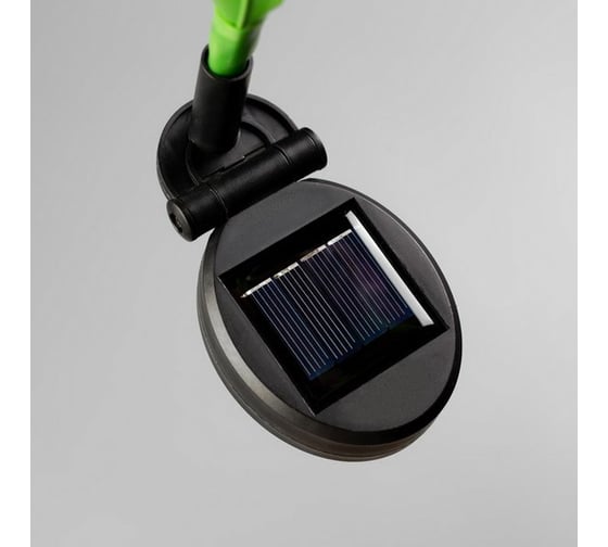 Садовый фонарь на солнечной батарее Luazon Хризантема красная 80 см 1 LED белый 7291258