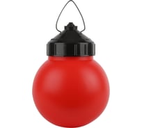 Подвесной светильник ЭРА НСП 0160003 Гранат полиэтилен IP44 E27 max 60Вт шар красный Б0052012