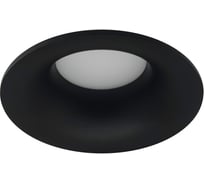 Светильник встраиваемый ЭРА алюминиевый KL96 BK под лампу MR16 GU5.3 черный Б0071012