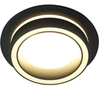 Светильник встраиваемый ЭРА DK116 BK под лампу GX53 черный Б0071010