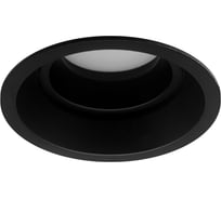 Светильник встраиваемый ЭРА алюминиевый KL98 BK под лампу MR16 GU5.3 черный Б0071016