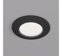 Встраиваемый светильник DENKIRS влагозащищенный, IP 65, 50 Вт, GU10, черный, алюминий DK3016-BK