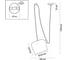 Подвес ODEON LIGHT "паук" E27 1*40W FOKS 4103/1 2