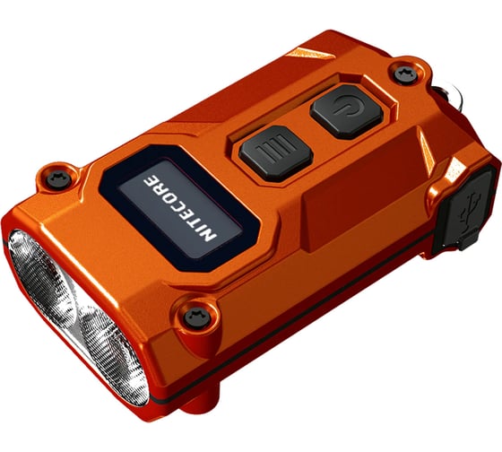 Наключный фонарь NITECORE TINI3 ORANGE MCT/UHE, 600 Люмен, 90 м, 85 ч, 330 мАч, USB-C 2621 1