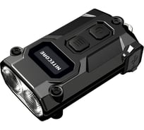 Наключный фонарь NITECORE TINI3 BLACK MCT/UHE, 600 Люмен, 90 м, 85 ч, 330 мАч, USB-C 2559