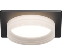Светильник точечный Apeyron встраиваемый под Led лампу, GX53, max 15Вт, IP20, врезн. отв. 95мм, чер 16-113