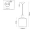 Подвес LUMION E27 60W RIGBY 3659_1 4