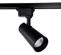 Светильник светодиодный трековый однофазный поворотный truEnergy 20W 4000K D60мм алюминий черный 24081