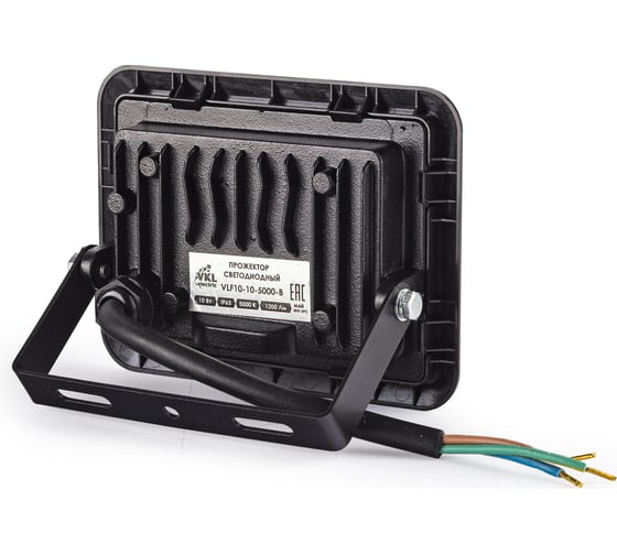 Прожектор VKL electric LED 10W VLF10-10-5000-B 5000К 1200Лм 220V IP65 черный 1/80 1199078