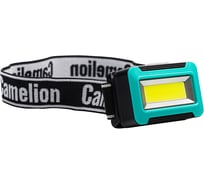 Фонарь налобный Camelion LED5386 черный, 1Вт COB LED, 4 реж, 3XAAA, пласт, блист. 15691
