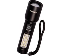 Фонарь ручной аккумуляторный КОСМОС 10Вт LaserLED/Li-ion 18650 1200mAh/алюминий/USB Type-C KOC134Lit