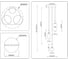 Светильник светодиодный подвесной Ambrella Light BK WH черный белый 19W 3000K LH53143 5