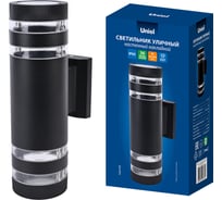 Светильник уличный архитектурный накладной Uniel, под 2 лампы E27, 2x60 Вт, IP65, черный UUL-S20A 2x60W/E27 IP65 BLACK UL-00012921