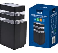 Светильник уличный архитектурный накладной Uniel, под лампу E27, 60 Вт, IP65, черный UUL-S17A 60W/E27 IP65 BLACK UL-00012918