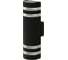 Светильник уличный архитектурный накладной Uniel, под 2 лампы E27, 2x60 Вт, IP65, черный UUL-S16A 2x60W/E27 IP65 BLACK UL-00012917 2