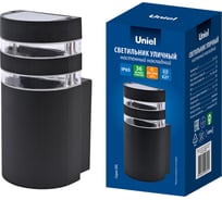 Светильник уличный архитектурный накладной Uniel, под лампу E27, 60 Вт, IP65, черный UUL-S15A 60W/E27 IP65 BLACK UL-00012916