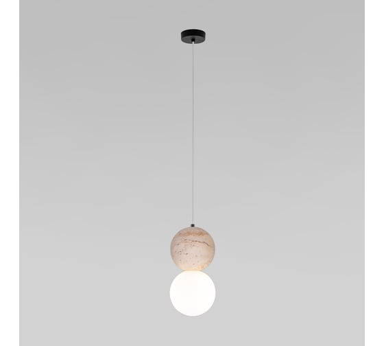 Подвесной светильник Eurosvet Stone из травертина 304051 белый a071588