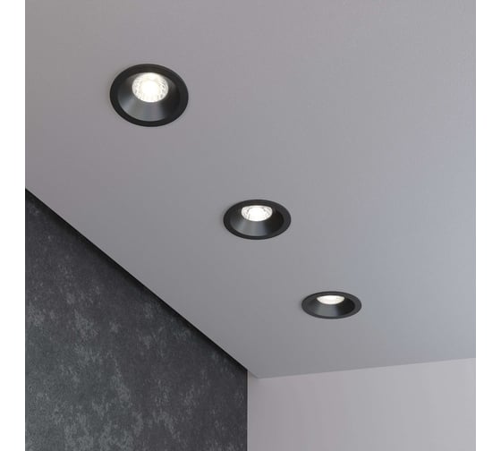 Встраиваемый светильник Elektrostandard - 15266 LED 7W 4200K черный a055719