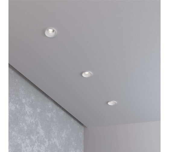Встраиваемый светильник Elektrostandard 15269 LED 3W WH белый a056021