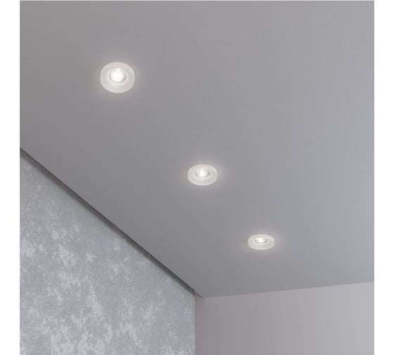 Встраиваемый светильник Elektrostandard 15268 LED 3W прозрачный a056018