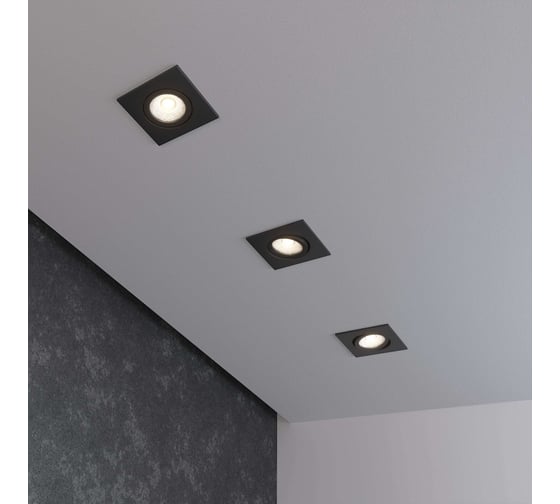 Встраиваемый светильник Elektrostandard 15273 LED 5W 4200K черный a056033
