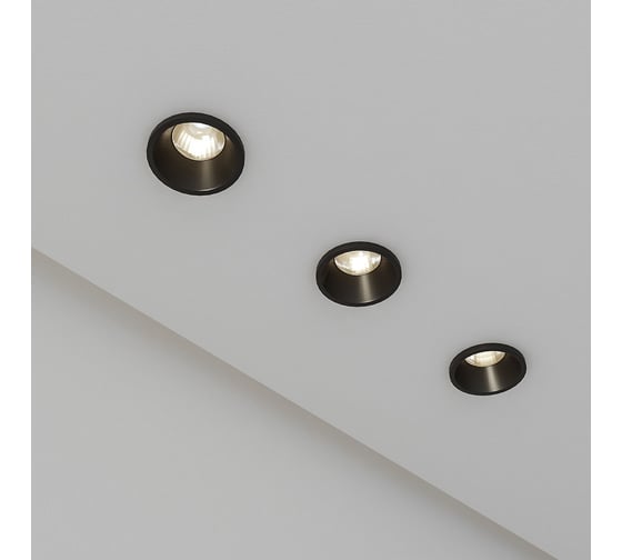 Встраиваемый светильник Elektrostandard - 15269 LED 3W черный a056022