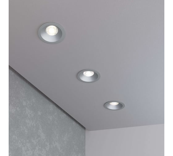 Встраиваемый светильник Elektrostandard - 15266 LED 7W 4200K серебро a055720
