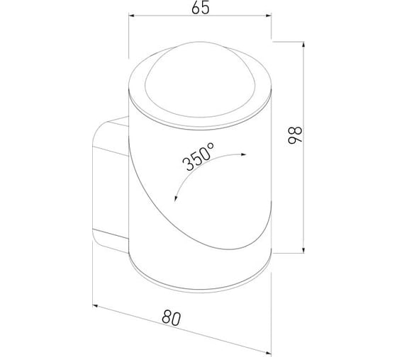 Садово-парковый светильник Elektrostandard - 35127- U GIRA U LED белый a056226