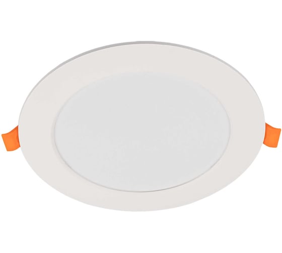 Cветильник светодиодный PLED DL7 Downlight 12Вт 3000K WH 145х26мм IP54 ДВО встраиваемый Jazzway 5069060