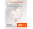 Cветильник светодиодный PLED DL7 Downlight 12Вт 3000K WH 145х26мм IP54 ДВО встраиваемый Jazzway 5069060 3