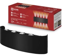 Светильник уличный светодиодный IN HOME ДБУ TWIN-1230BL 12Вт 3000К 270х80 черный IP54 4690612062587