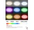 Светильник светодиодный IN HOME COMFORT DIAMOND-RGB 125Вт 230В 3000-6500K 10000Лм 500x105мм с пультом ДУ 4690612058887 6