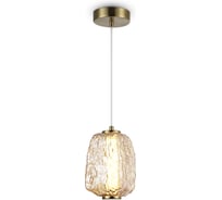 Светильник светодиодный подвесной Ambrella Light SB TI бронза янтарь 8W 3000K LH30101