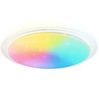 Светильник светодиодный Ambrella Light RGB с пультом WH белый IP20 60W 3000-6500K+RGB (ПДУ ИК) FZ780