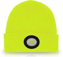 Шапка с фонариком желтая Unilite BE-02+Y
