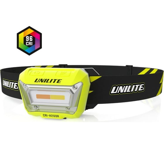 Налобный сенсорный фонарь Unilite CRI-H200R