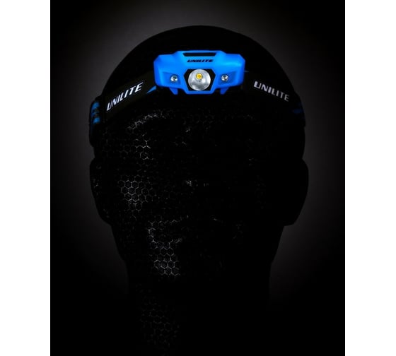 Спортивный налобный фонарь синий Unilite SPORT-H1-BLUE