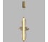 Подвесной светодиодный светильник Crystal Lux QUASAR SP14W LED AMBER 2