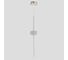 Подвесной светодиодный светильник Crystal Lux GLASS SP3W LED CHROME 1