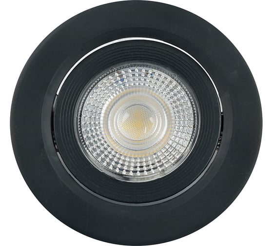 Светильник встраиваемый светодиодный FERON 7W, 4000K, 560Lm, черный, круг 52050 1