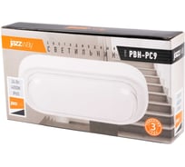 Светильник светодиодный настенно-потолочный "Банник" PBH - PC9-OA 24Вт 4000K белый IP65 ЖКХ овал пылевлагозащитный Jazzway 5070172