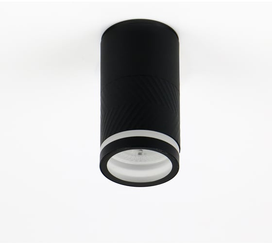 Накладной светильник General Lighting Systems Спот под лампу GU10, серия Шпиль, GWL-GU10-M-IP65, цвет черный 661963 1