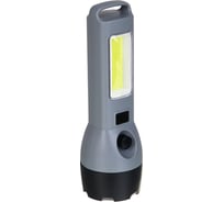 Фонарь налобный ЕРМАК 1200 мАч, 175х52х30 мм, 4 режима, LED+СОВ, Type-C, пластик 224-083