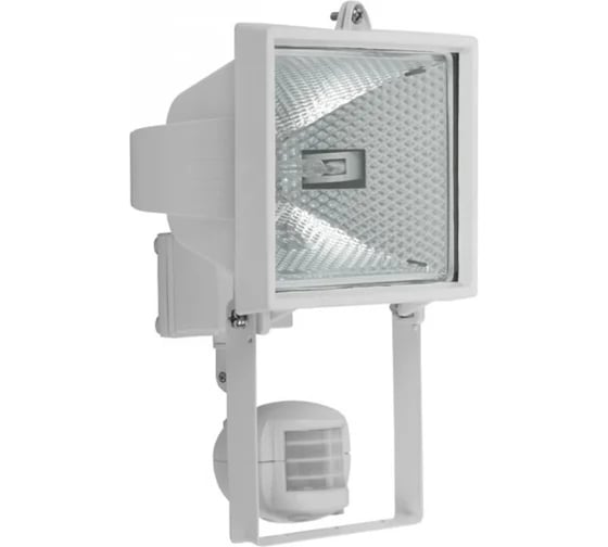 Галогенный прожектор FoRLed с датчиком движения 500Вт белый в комплекте с лампой 11545 1